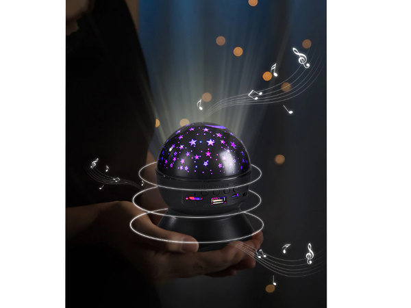 Projecteur d'etoiles lampe de nuit enceinte led bluetooth projecteur usb