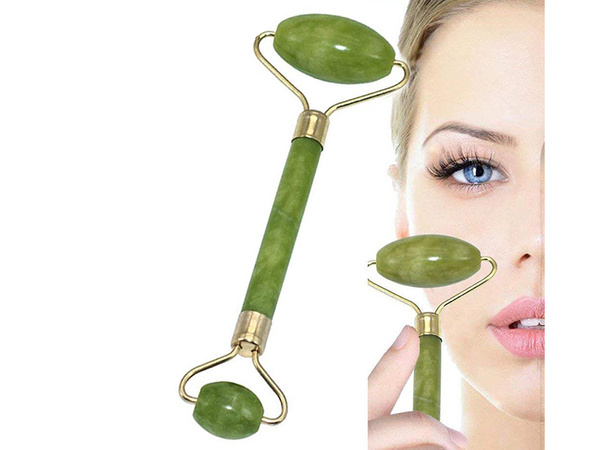 Rouleau de jade masseur facial rouleau de jade