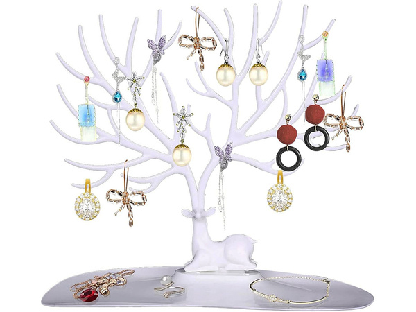 Support pour bijoux bracelets boucles d'oreilles organisateur arbre de cerf présentoir