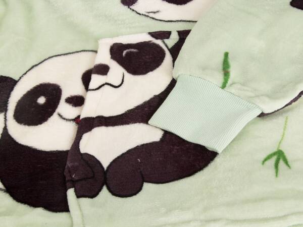 Sweat-shirt panda chaud couverture oversize xxl 2in1 fourrure épaisse douce avec capuche