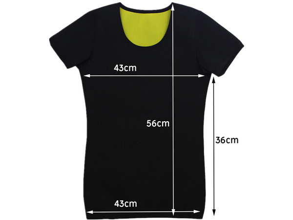 T-shirt de fitness en néoprène à manches courtes pour femmes