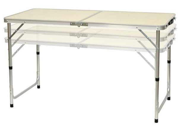 Table de tourisme table de camping pliante grande 4 chaises valise