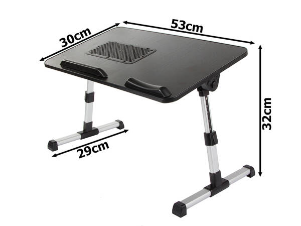 Table pour ordinateur portable table pliante ventilateur de refroidissement