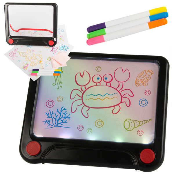 Tablette graphique stylo plume led néon