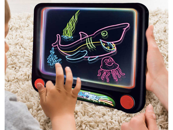 Tablette graphique stylo plume led néon