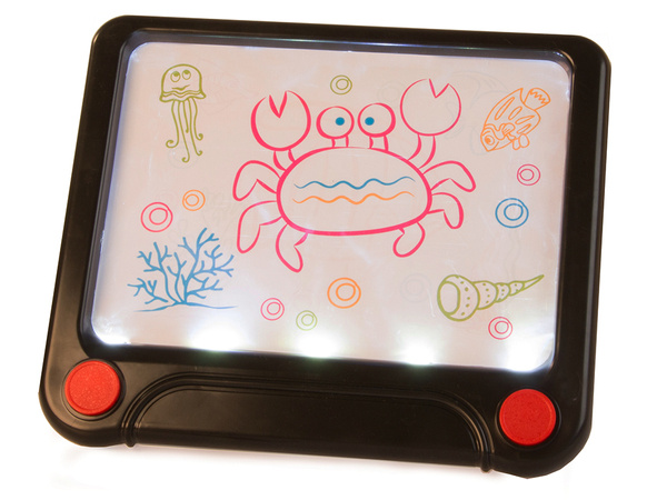 Tablette graphique stylo plume led néon