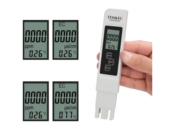 Tds ec osmosis temp testeur de dureté de l'eau