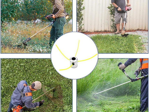 Tête de veine en aluminium pour débroussailleuses coupe-herbe à essence veine de coupe-herbe