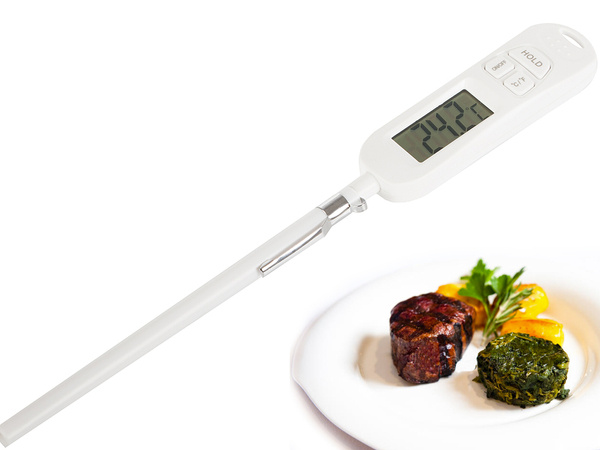 Thermomètre de cuisine digital lcd pour le vin et la viande