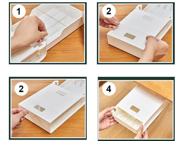 Tiroir sous la table étagère de bureau conteneur extractible