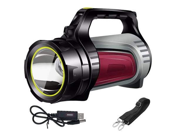 Torche rechargeable led projecteur powerbank puissant