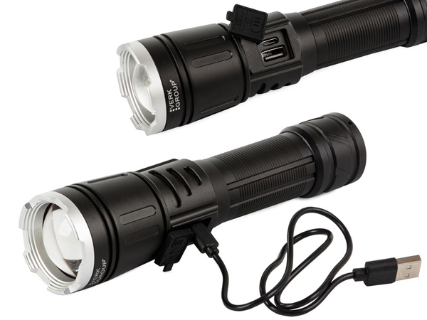 Torche tactique militaire bailong led xhp160 zoom