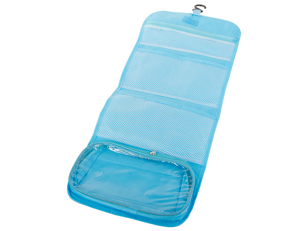 Vanity case pliable organiseur de salle de bain avec cintre