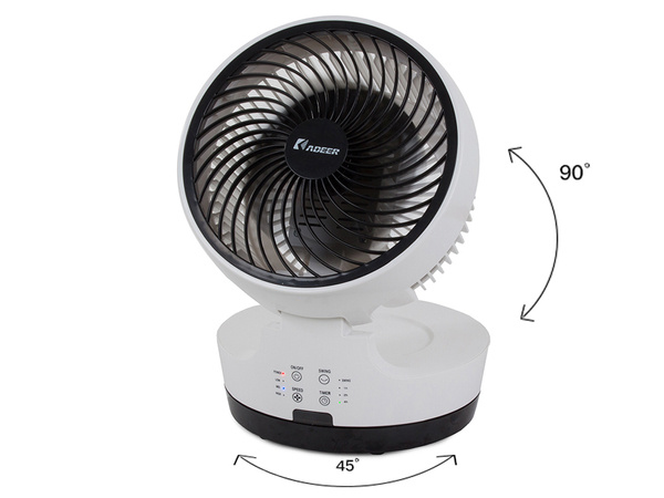 Ventilateur de bureau silencieux + télécommande