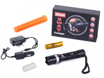 Bailong tactical led torch zoom xp-e rechargeable battery