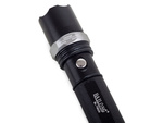 Bailong tactical led torch zoom xp-e rechargeable battery