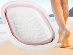 Bol de massage pour les pieds nubs pliables en silicone