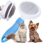 Brosse à poils autonettoyante pour chiens chats