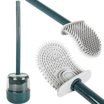 Brosse de toilette en silicone pour salle de bain suspendue