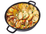 Casserole avec couvercle 5.7l induction aroma