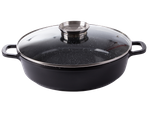 Casserole avec couvercle 5.7l induction aroma