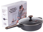 Casserole poêle avec couvercle 4.2l induction