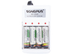 Chargeur de batterie rechargeable aa aaa battery pack