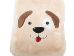 Chauffe-bouteille en caoutchouc chien en peluche pour enfants