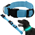 Collier d'éclairage led pour chiens et chats adjustable 59cm