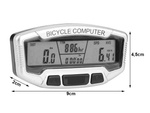 Compteur de vélo lcd étanche 28 fonctions vélo