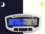 Compteur de vélo lcd étanche 28 fonctions vélo