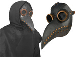 Corbeau oiseau peste masque médecin latex halloween