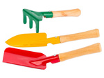 Ensemble d'outils de jardinage râteau pelle 3in1