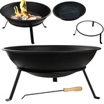 Garden hearth large poker stand grill grill fire 55 kettle