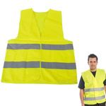 Gilet de sécurité routière réfléchissant jaune