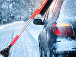 Grattoir pour vitres 2in1 brosse à neige pour voiture long grattoir pour voiture