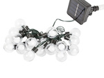 Guirlande de jardin lumières solaires 20 led chaudes