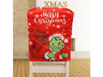 Housse de chaise festive décorative universelle grinch pour dossier