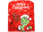 Housse de chaise festive décorative universelle grinch pour dossier