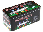 Jeu de poker texas jetons 200pcs cartes tapis