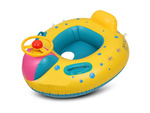 Jouet de natation gonflable avec canopy pour enfant avec siège