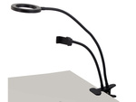 Lampe de bureau 24 leds avec support de téléphone à clip