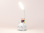 Lampe de chevet à led pour enfants organiseur de téléphone usb support de lecture science