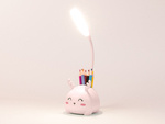 Lampe de chevet à led pour enfants organiseur de téléphone usb support de lecture science