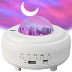 Lampe de nuit led projecteur d'etoiles projecteur aurora sky enceinte bluetooth