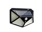 Lampe solaire 100 led avec capteur de mouvement crépusculaire