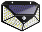 Lampe solaire 100 led avec capteur de mouvement crépusculaire