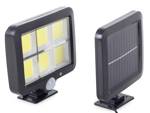 Lampe solaire 120 led avec capteur de mouvement crépusculaire