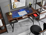 Large tapis de souris de bureau cosmos stars inside the world 80x30