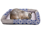 Lit pour chat matelas de couchage griffoir parc pour chat s